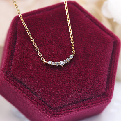 Sterling Silver Collarbone Necklace for Women