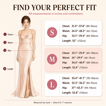 Satin V-Neck Slit Gown
