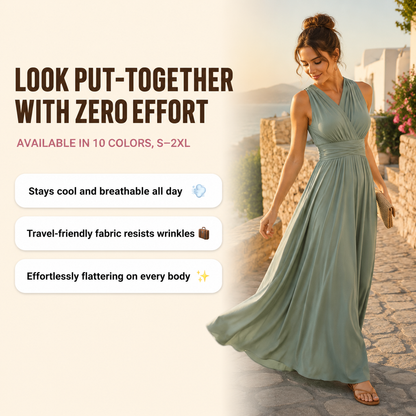 Solid Color Strappy Maxi Dress Lace Up Sleeveless Bodycon